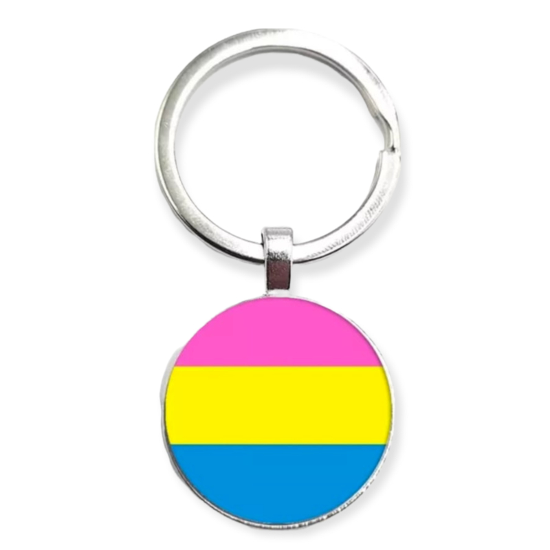Schlüsselbund Silber 'Pansexuell'