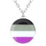 Halskette Silber 'asexuell'