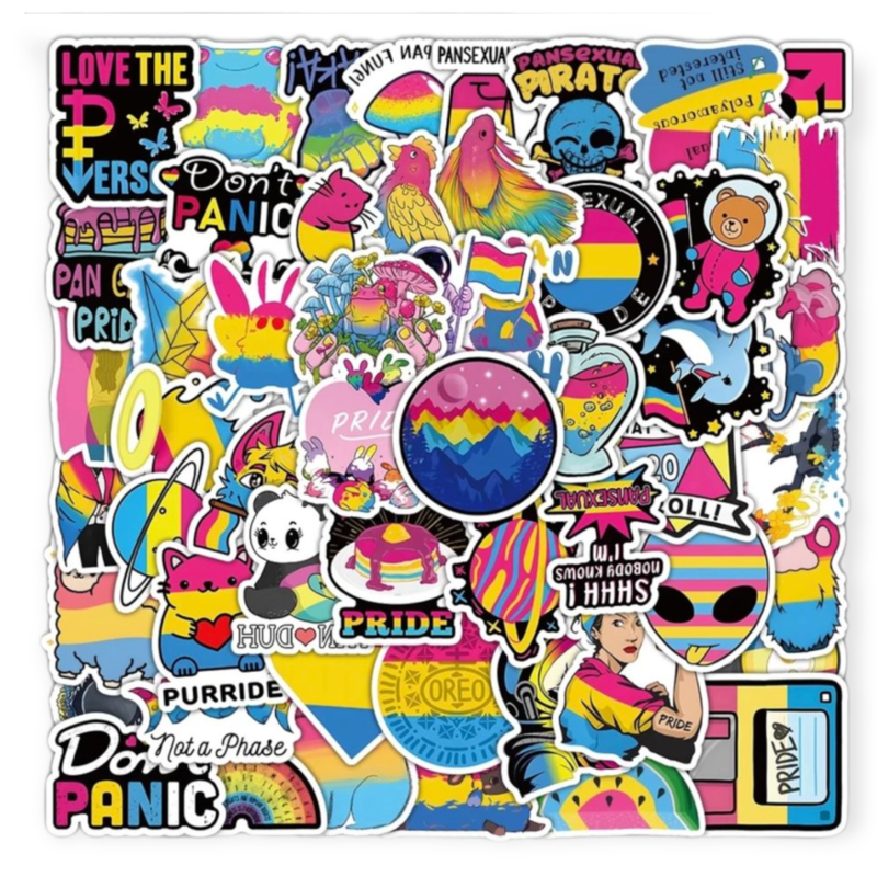 Aufkleber 'Pansexuell' 10 Stück