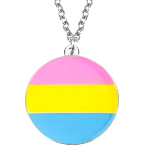 Halskette Silber 'pansexuell'