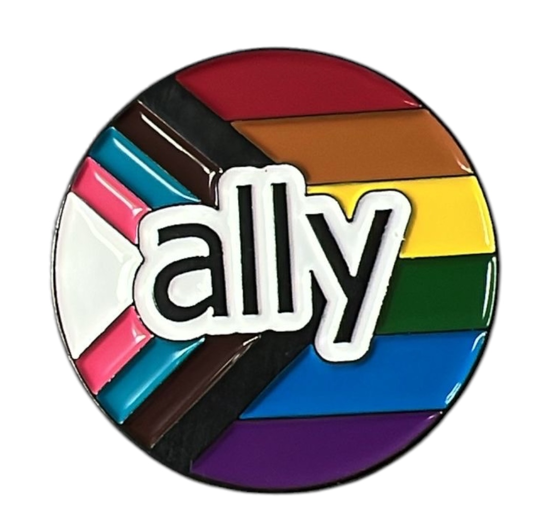 Anstecknadel Rund 'Ally'