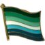 Anstecker (Mini) Flagge 'Schwul'