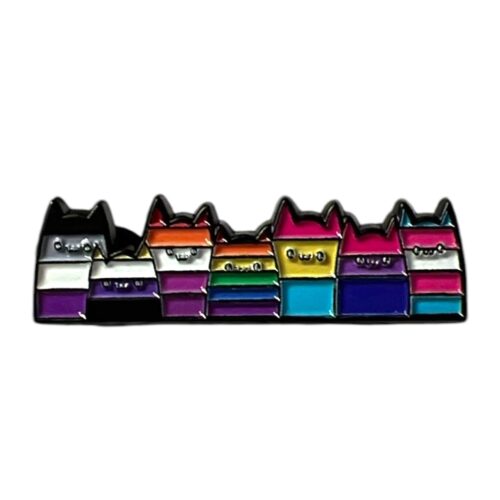 Anstecknadel Katzen 'Pride'