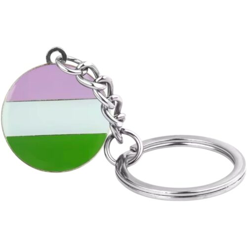 Schlüsselanhänger 'genderqueer'